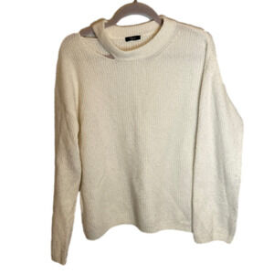 Rails Alexi Pullover sweater cold shoulder size small